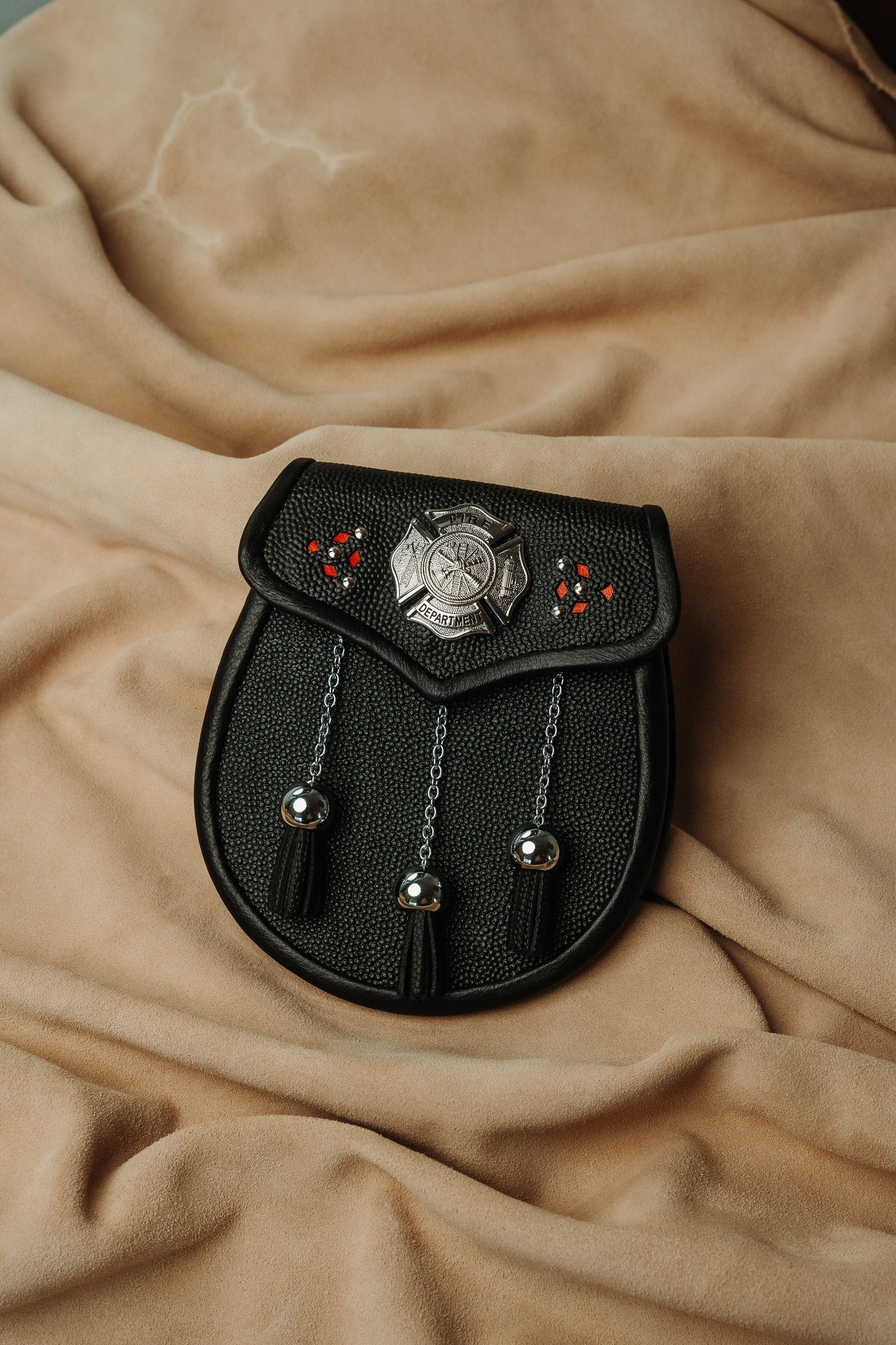 Leather Firefighter Silver