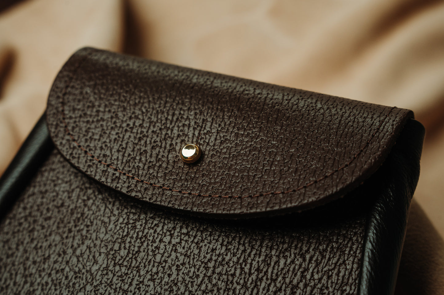 Military Style Brown Day Sporran