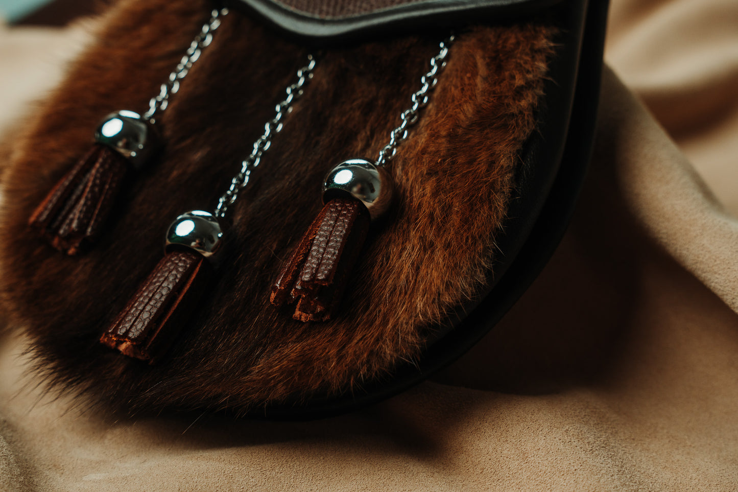 Brown Muskrat Semi Dress
