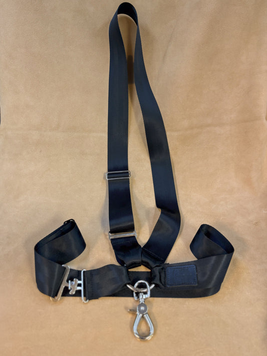 Black webbing drum sling