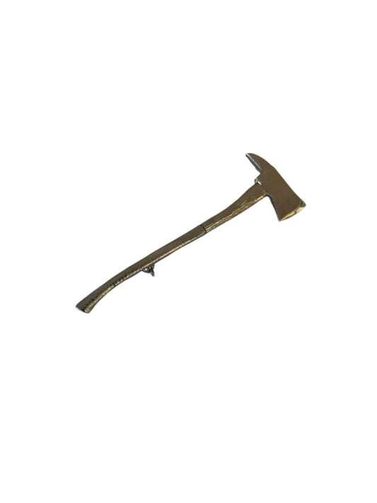 Silver axe kilt pin