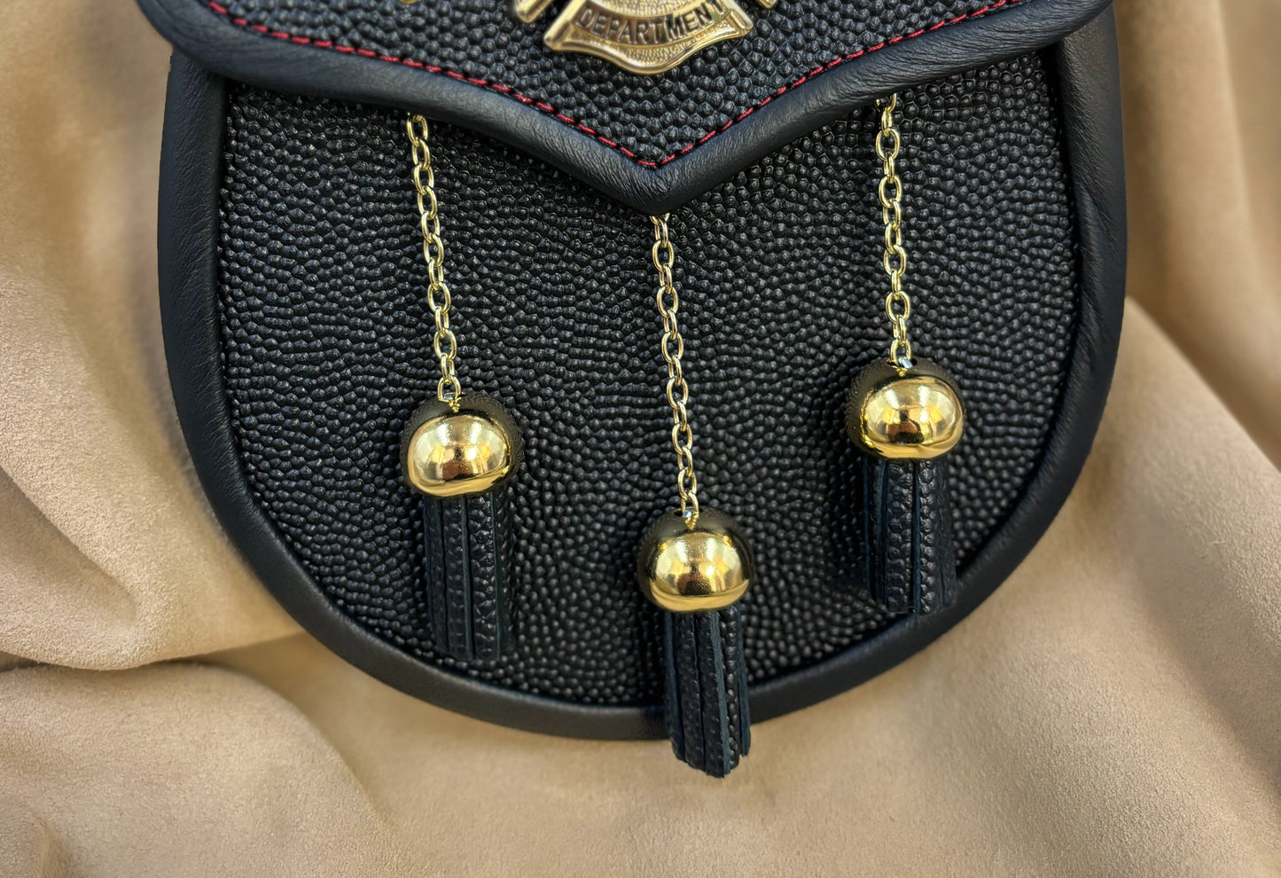 Leather Firefighter Gold