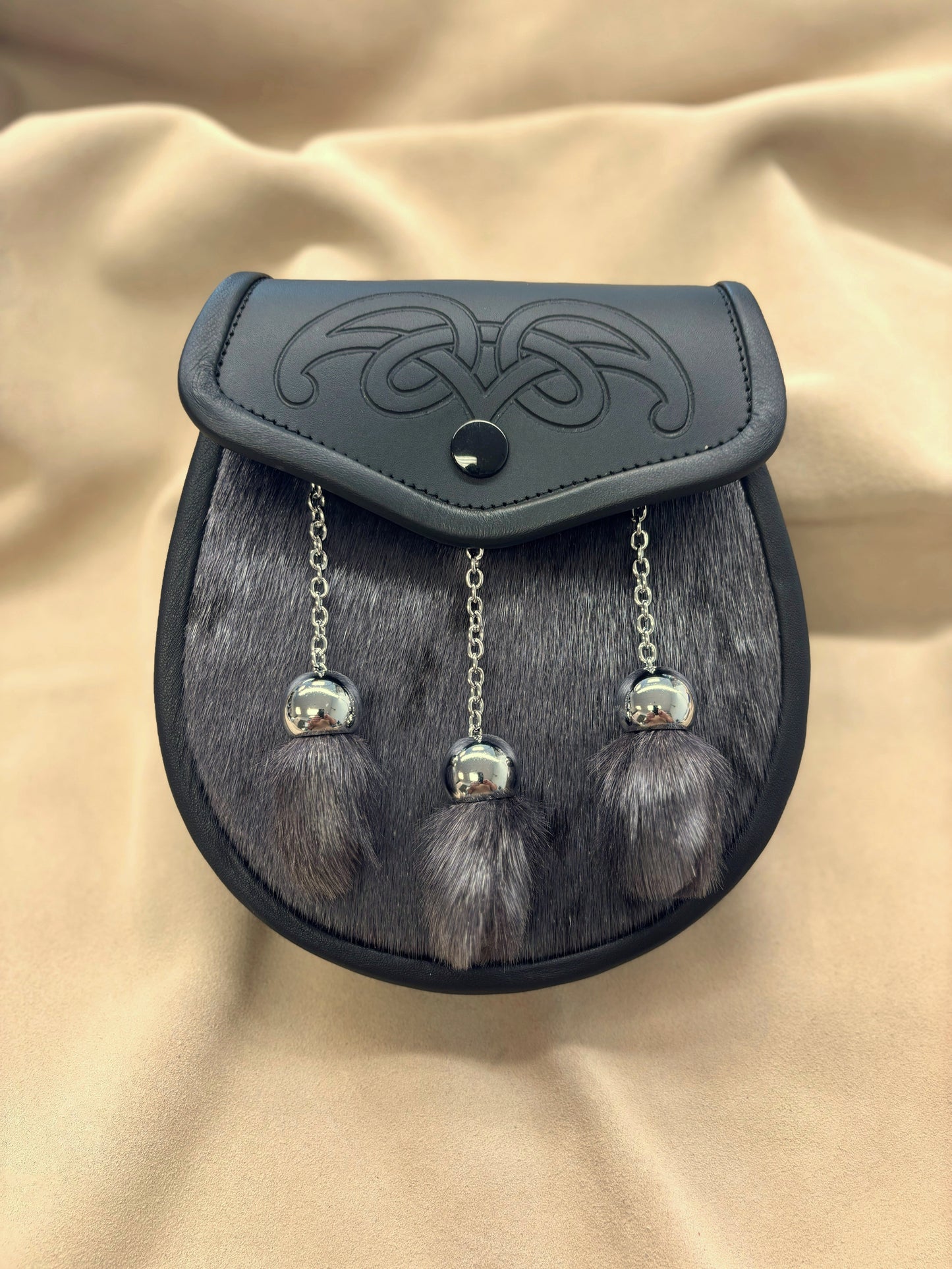 Dark Seal Embossed Semi Dress