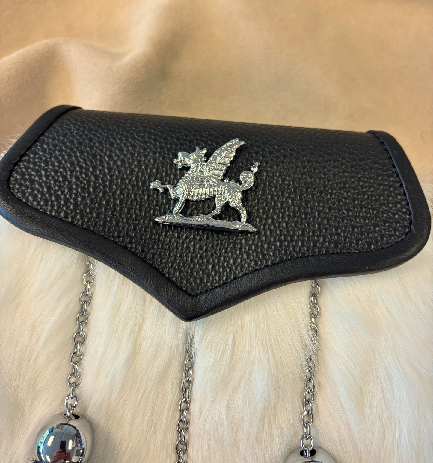 Welsh Dragon White Rabbit Semi Dress