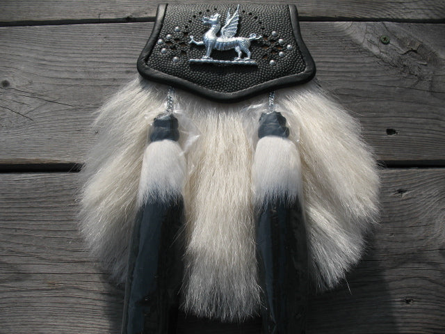 Welsh Yak Hair Black Leather