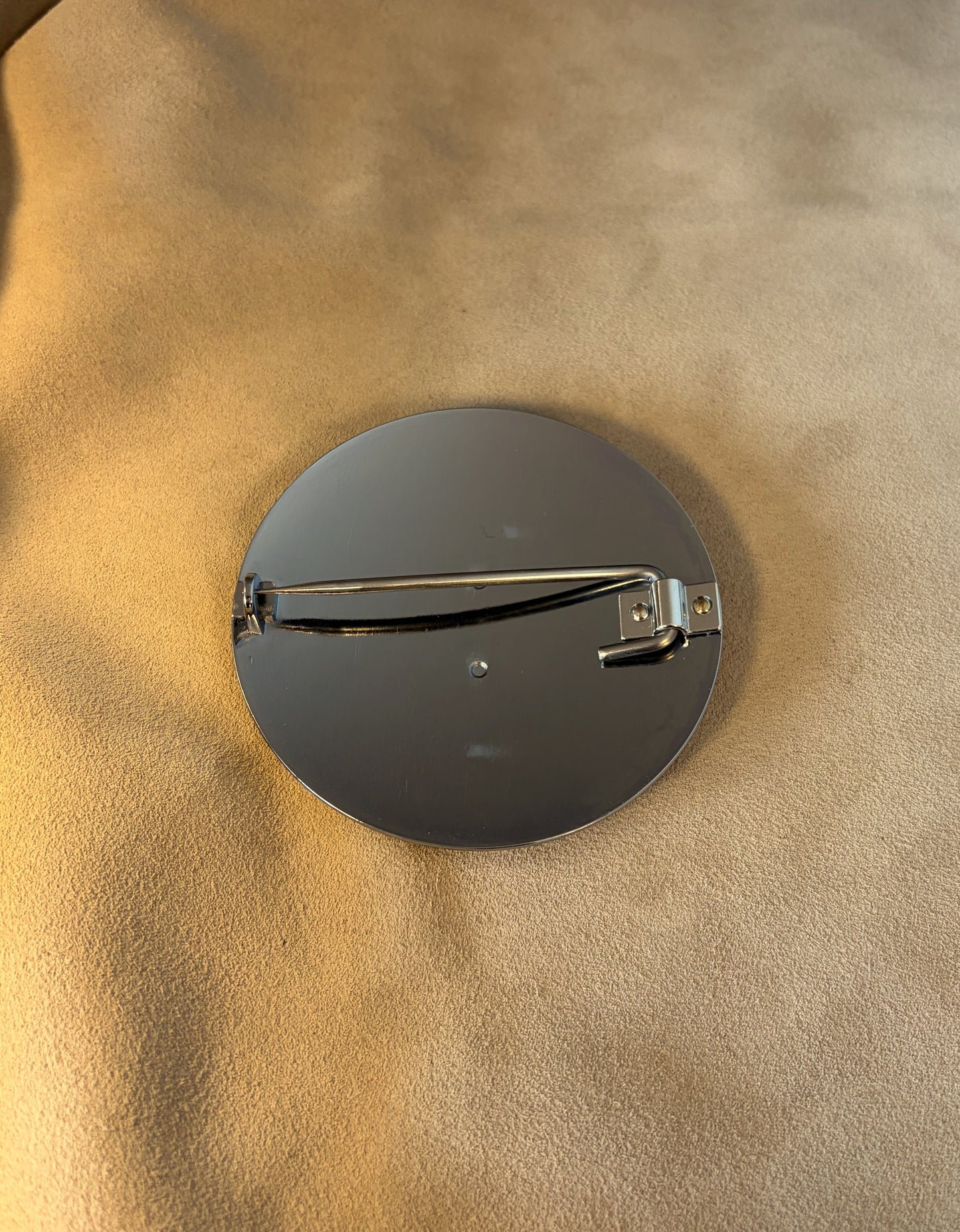 Plain Silver Brooch