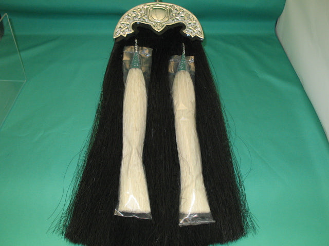 Shamrock Cantle Gold Black Horsehair