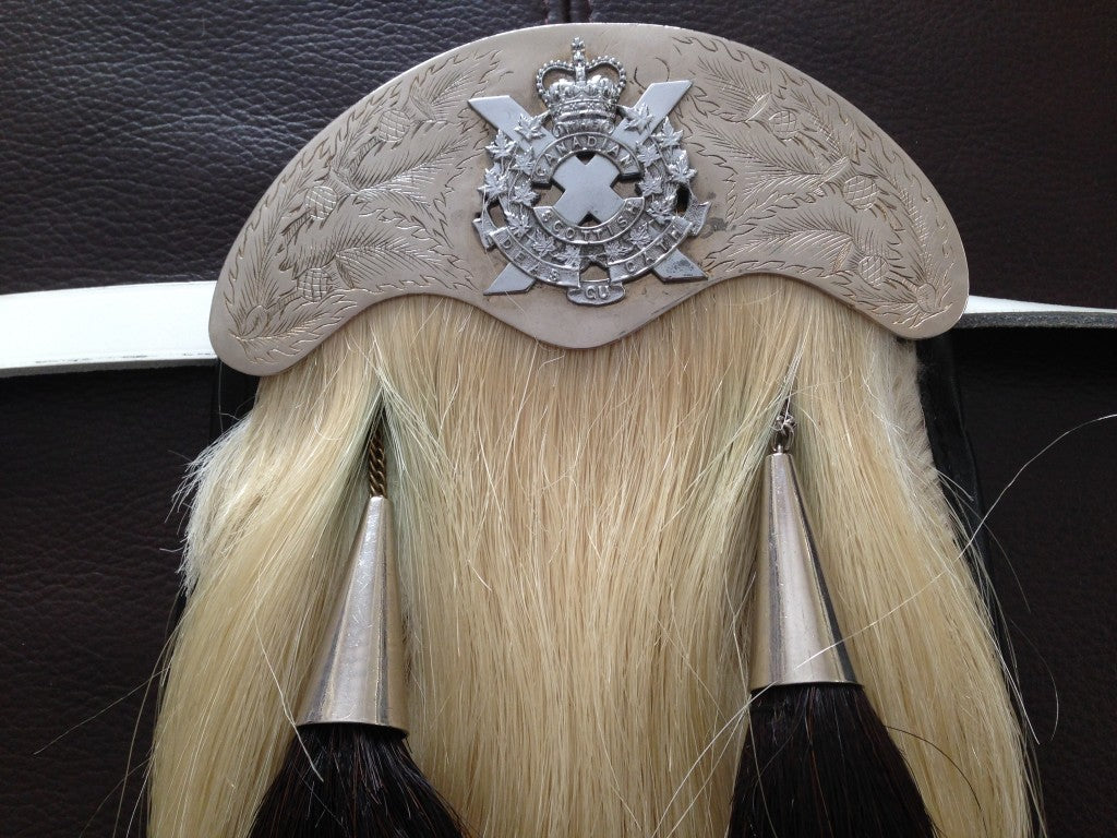 The Canadian Scottish Regiment Officer Horsehair Sporran
