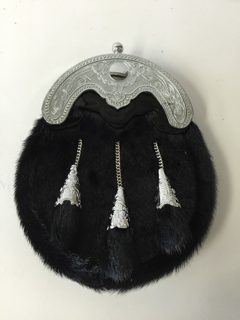 Black Muskrat Celtic Cantle Dress