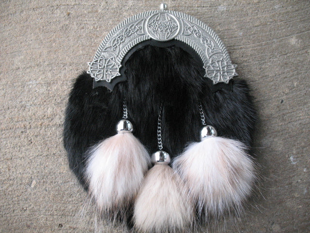 Black Muskrat Pewter Dress