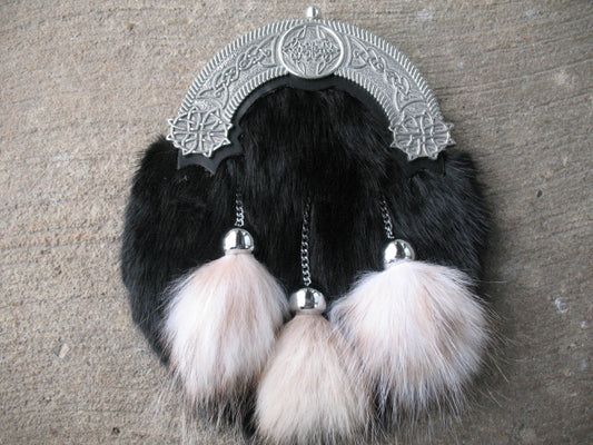 Black Muskrat Pewter Dress