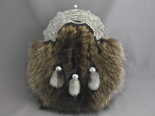Raccoon Zoomorphic Pewter Dress