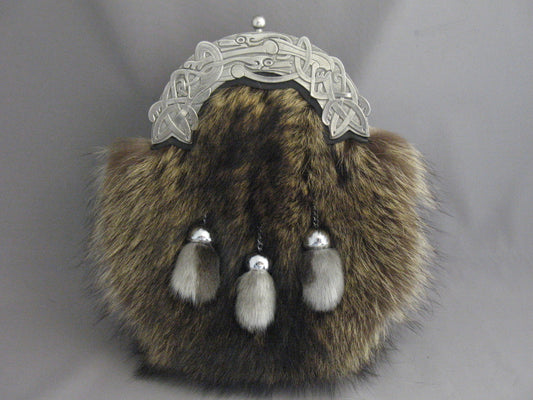 Raccoon Zoomorphic Pewter Dress