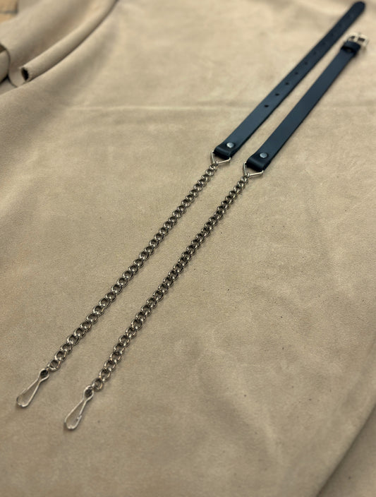 Adult Sporran Chain Strap With Silver Chain