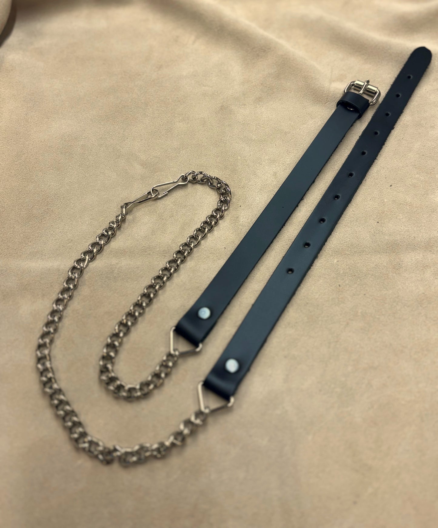 Adult Sporran Chain Strap With Silver Chain