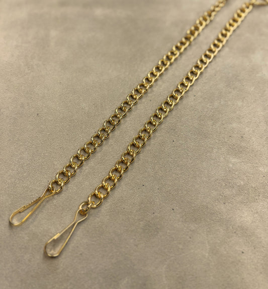 Adult Sporran Chain Strap with Gold Chain