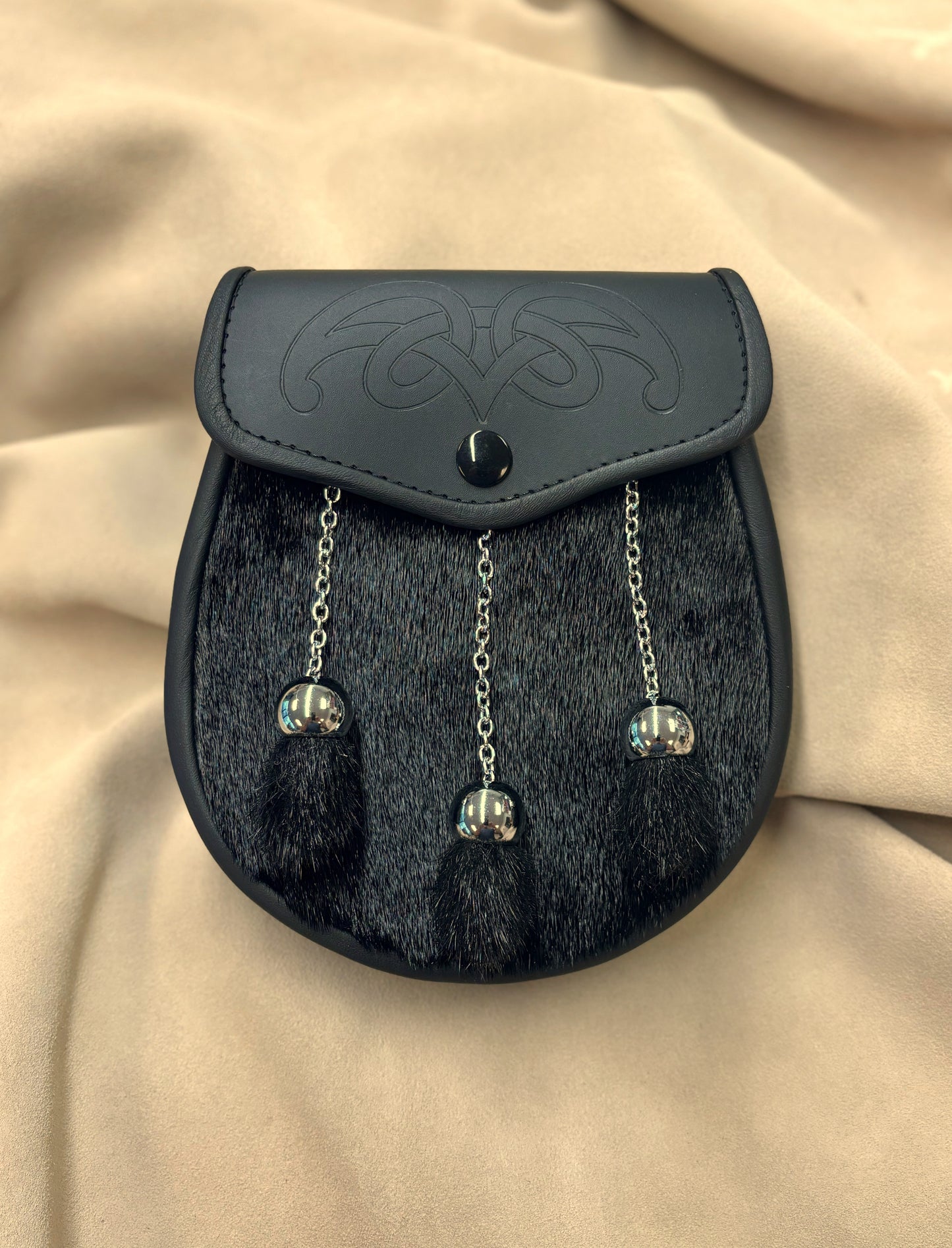 Dark Seal Embossed Semi Dress