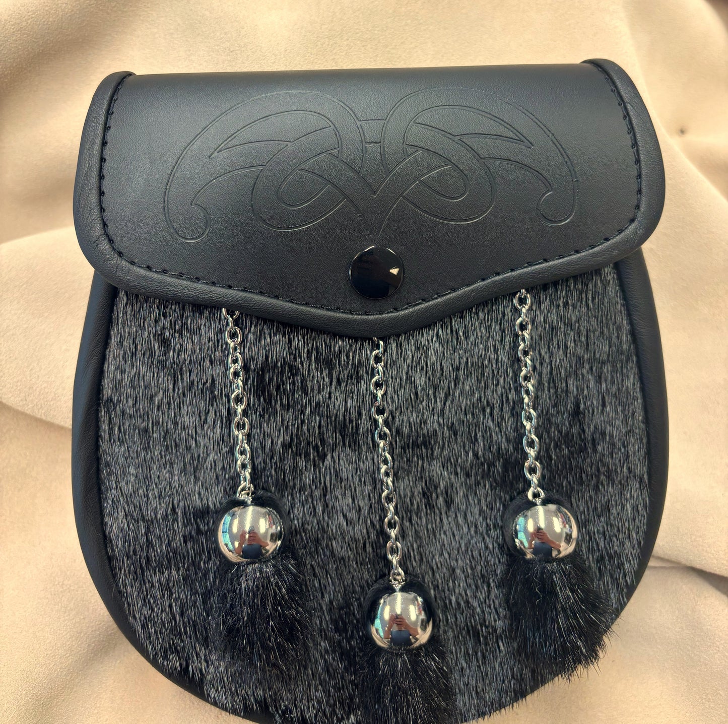 Dark Seal Embossed Semi Dress