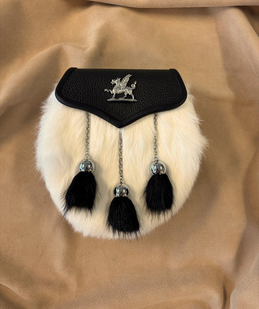 Welsh Dragon White Rabbit Semi Dress