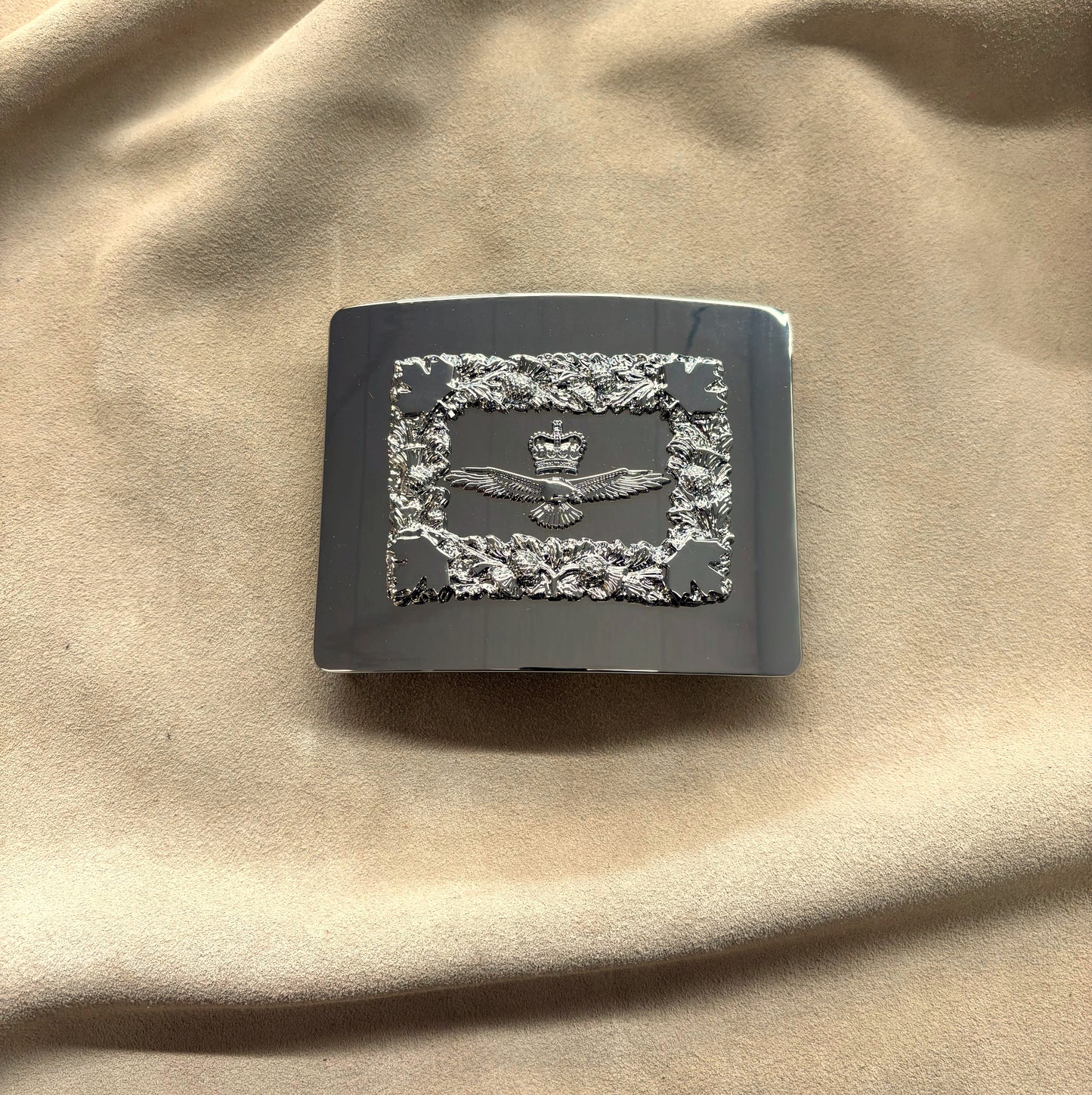 RCAF Silver Waist Belt Buckle - 2 3/4"