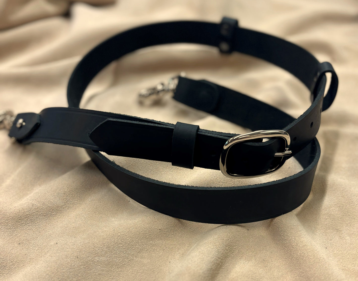 Fire Fighter Leather Radio Sling