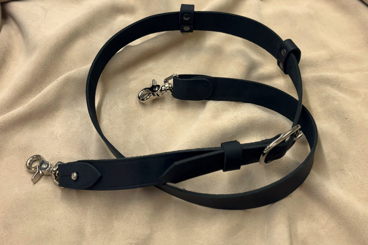 Fire Fighter Leather Radio Sling