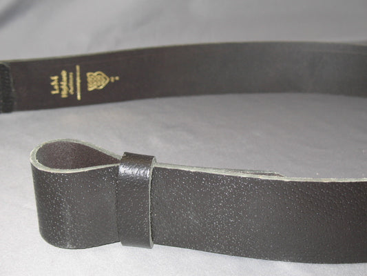 2.25″ Brown Leather Kilt Belt(Pig Grain)