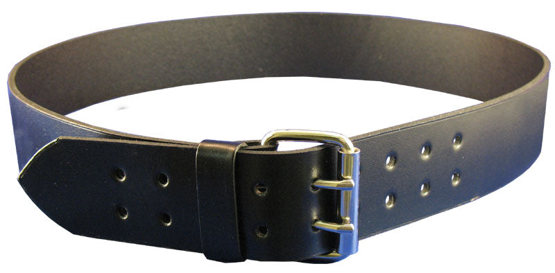 2″ Casual Black Leather Kilt Belt