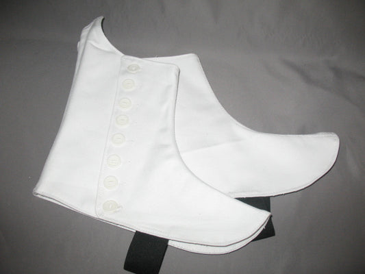 Spats - Military Grade (8 White Buttons)