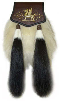 Welsh Yak Hair Brown Leather